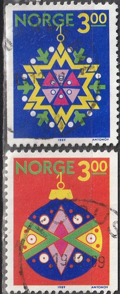 Noorwegen Michel nr. 1035-1036 Gebruikt, Postzegels en Munten, Postzegels | Europa | Scandinavië, Verzenden, Noorwegen, Gestempeld