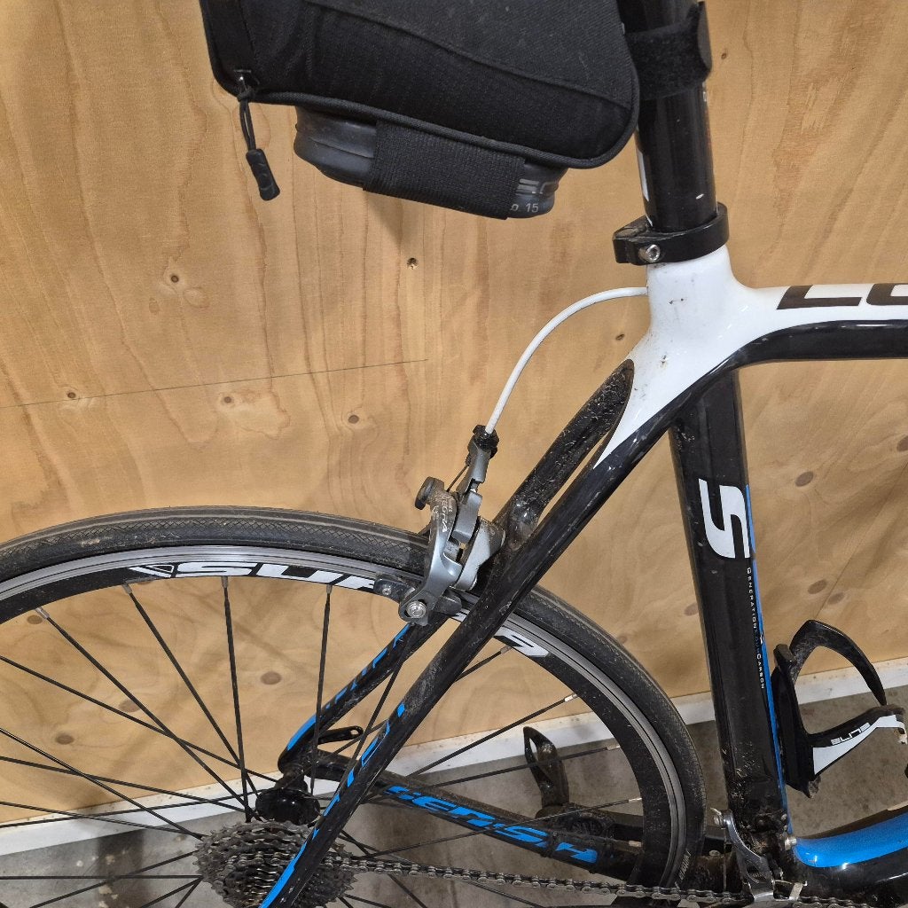 Foto 5 van Sensa Lombardia carbon racefiets zwart/blauw/wit