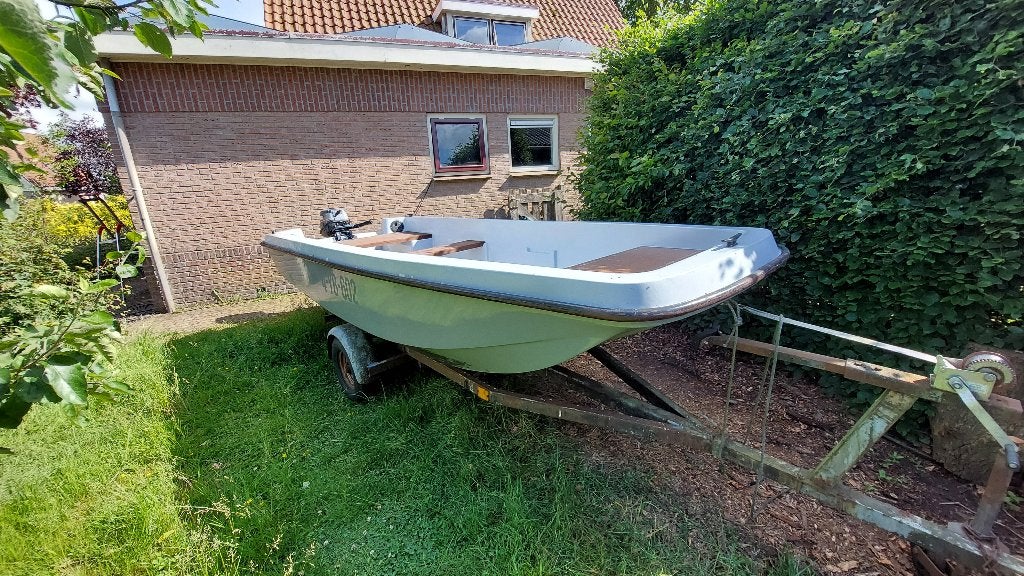 Wato Alabama Skiff met 8pk Yamaha op trailer, Ophalen, Gebruikt, 4 m, Tot 10 pk