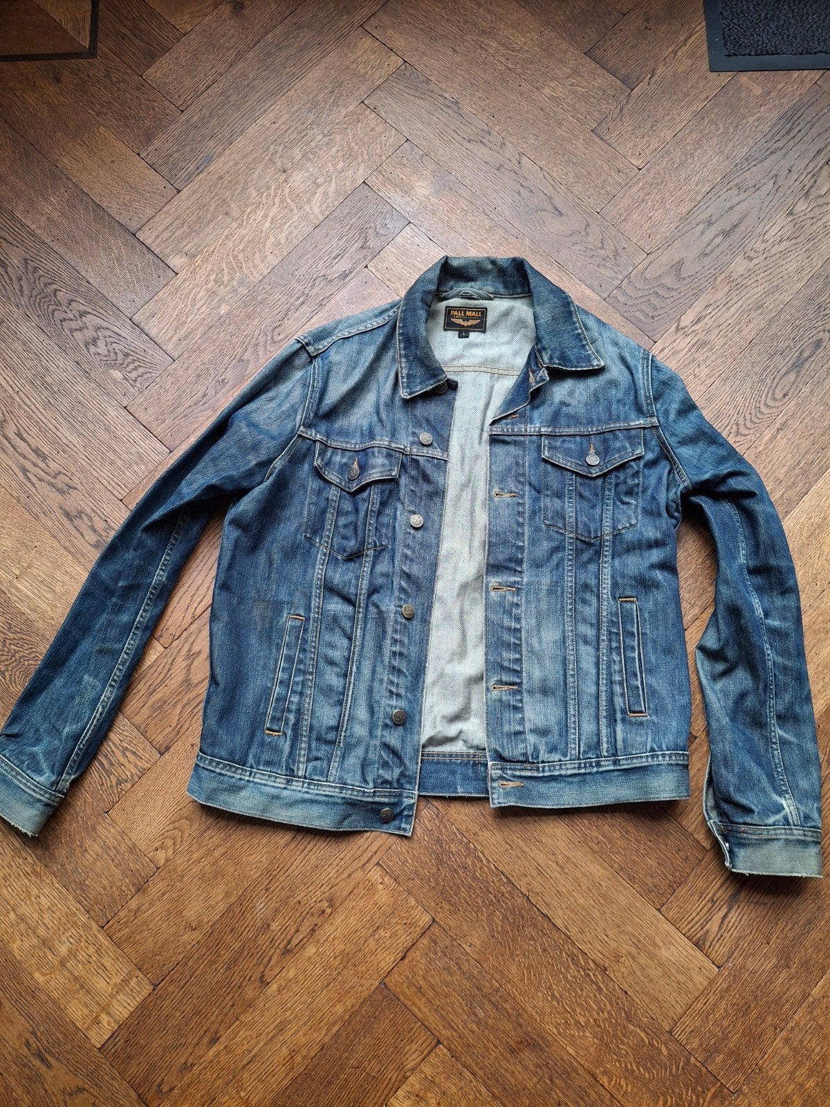 Pall Mall American Classic spijkerjack maat L, Kleding | Heren, Ophalen, Maat 52/54 (L), Blauw, Pall Mall