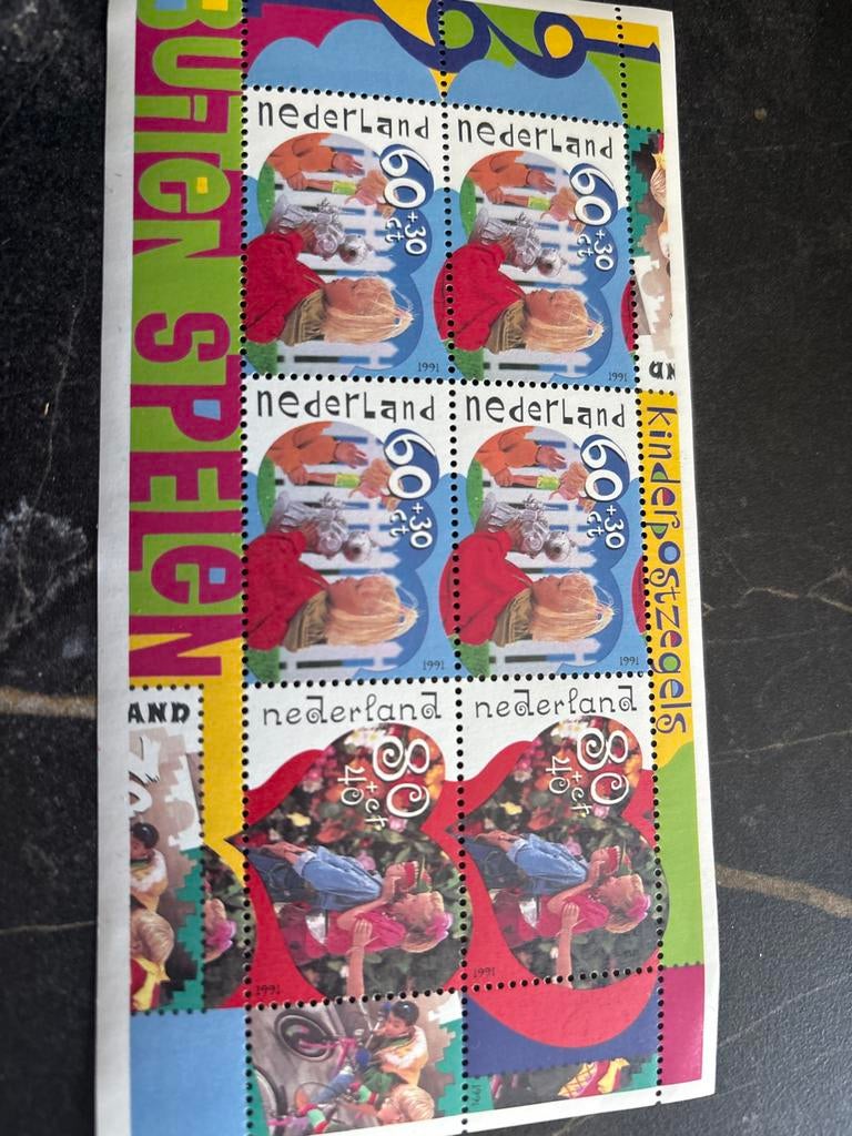 Nederlandse kinderpostzegels 1990, 1991, 1992, Ophalen of Verzenden, Na 1940, Postfris