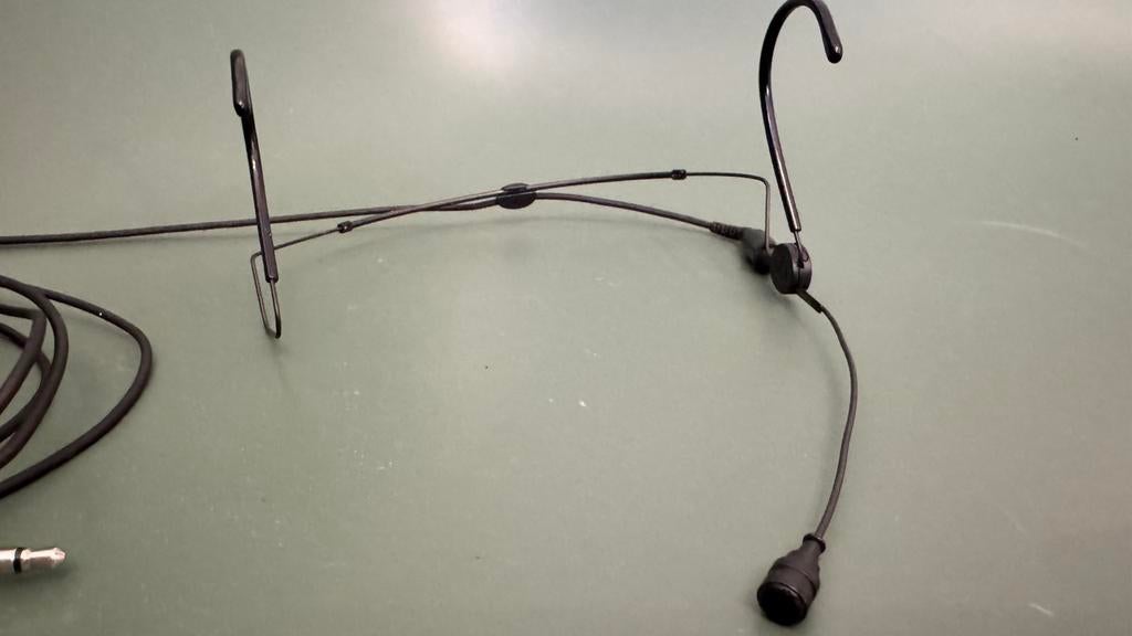 Sennheiser HSP2 EW Headset microfoon Zwart incl opbergetui, Muziek en Instrumenten, Ophalen of Verzenden, Zo goed als nieuw, Zangmicrofoon