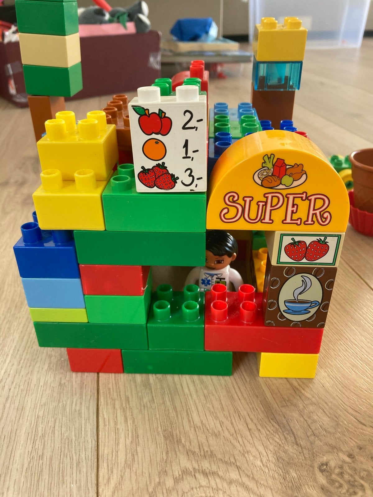 Grote partij LEGO Duplo met figuren en accessoires, Gebruikt, Ophalen of Verzenden, Duplo, Inclusief accessoires