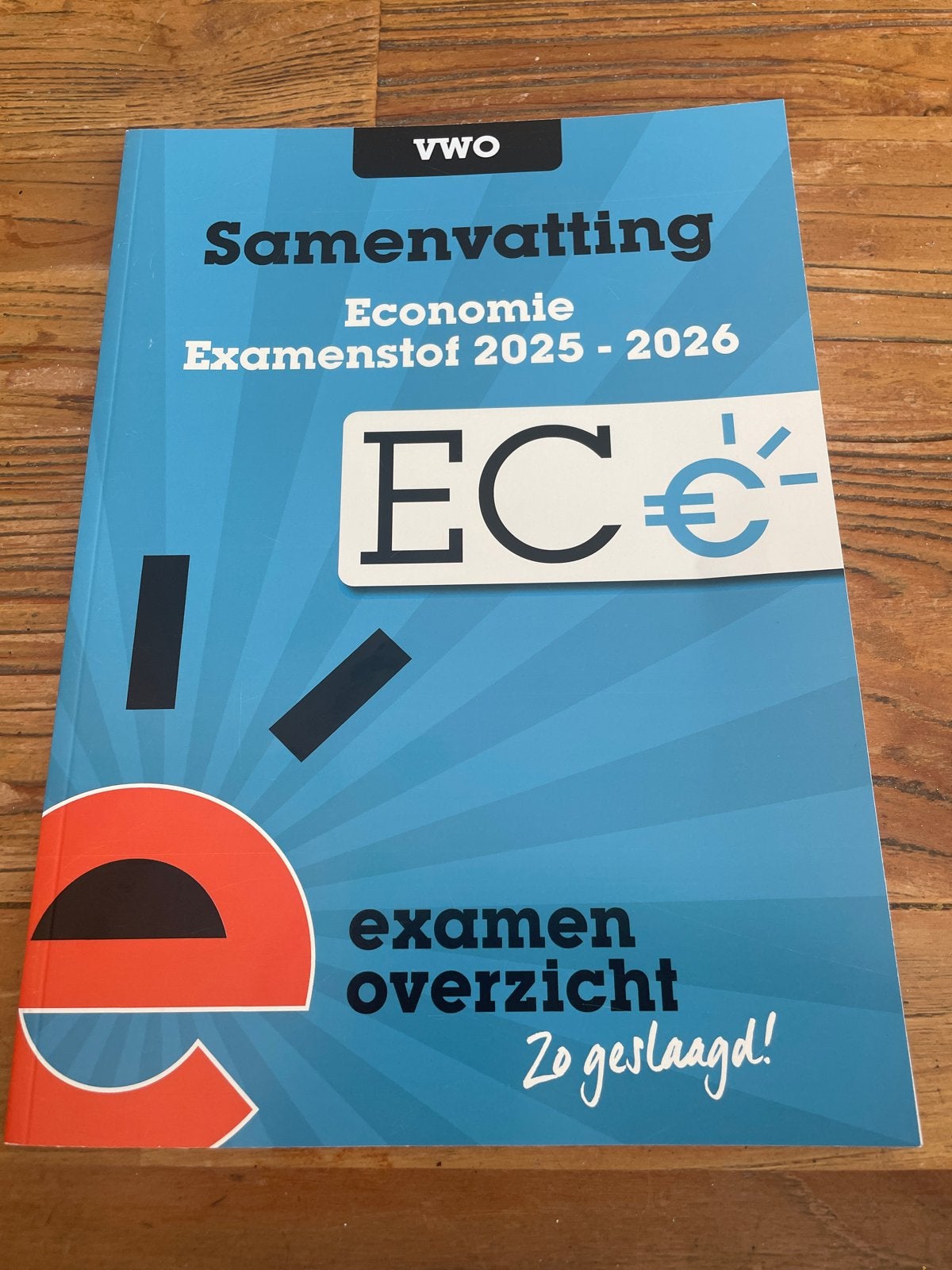 Samenvatting Economie Examenstof VWO 2025-2026, Ophalen of Verzenden, Zo goed als nieuw, VWO, Economie