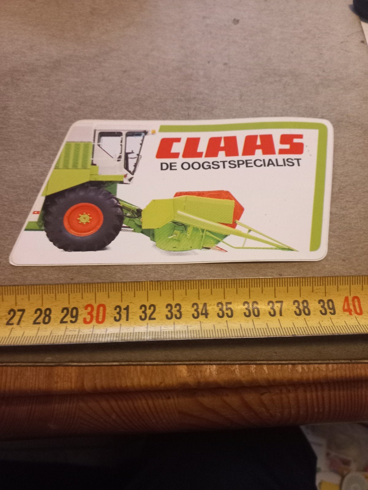 claas oogstspecialist, Ophalen of Verzenden