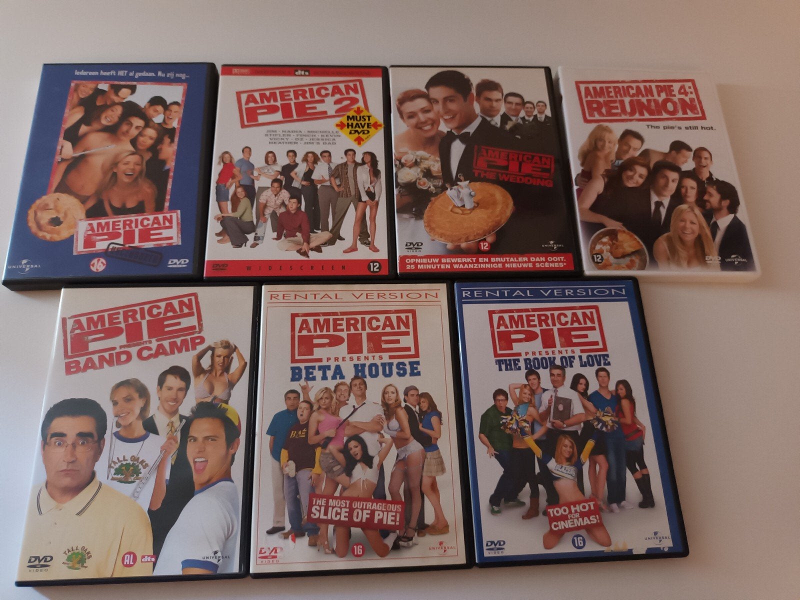 dvd pakket American Pie, Alle leeftijden, Ophalen of Verzenden, Zo goed als nieuw, Romantische komedie