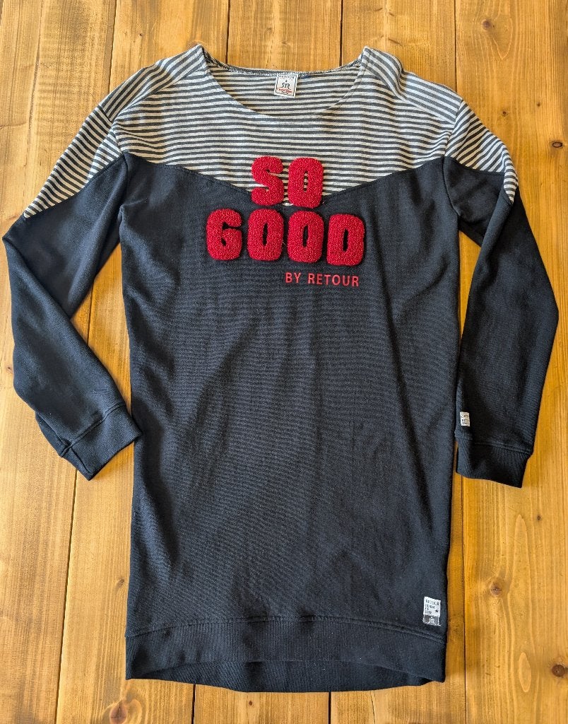 Retour sweater jurk maat 158/164 (13-14), Ophalen of Verzenden, Zo goed als nieuw, Meisje, Jurk of Rok