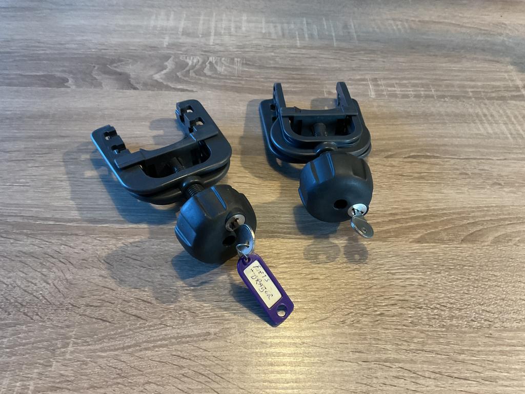 Twinny Load kunststof crankklem - klem crank fietsendrager, Ophalen of Verzenden, Zo goed als nieuw, Fietsendrager-accessoire