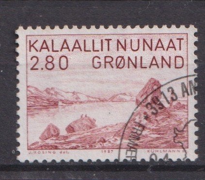 Groenland 1987; Schilderij Rosing - Michel 172, gebruikt., Verzenden, Denemarken, Gestempeld
