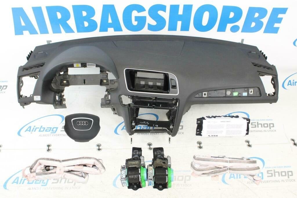 Airbag set Dashboard zwart stiksels Audi Q5 - 8R, Auto-onderdelen, Gebruikt, Ophalen of Verzenden