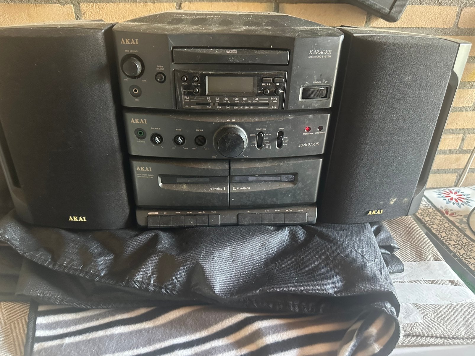 Akai PJ-W515CD, Ophalen, Gebruikt, Cassettedeck, Akai