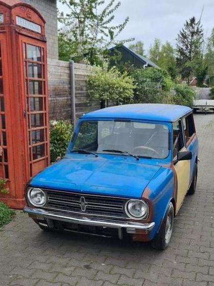 Mini 1100 1.1 Clubman 1979 Blauw, Auto's, Mini, Voorwielaandrijving, Clubman, 4 cilinders, Blauw
