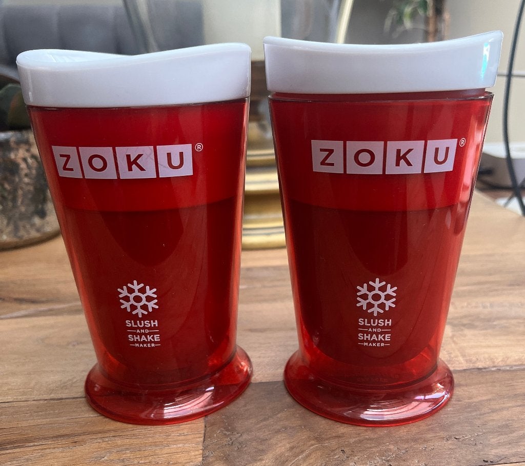 2x Zoku Slush en Milkshake Maker rood, Ophalen of Verzenden, Zo goed als nieuw