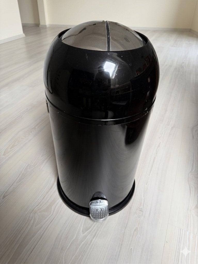 Wesco prullenbak, Huis en Inrichting, Ophalen, 50 – 75, Gebruikt, Met pedaal
