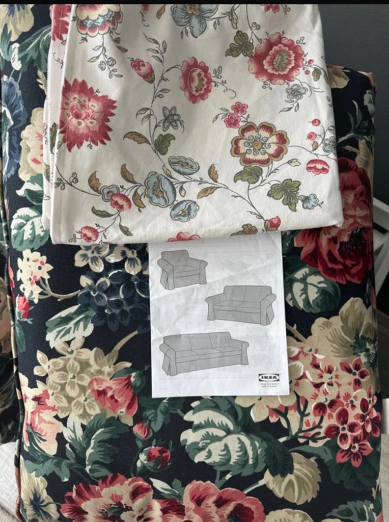 Ikea ektorp hoezen, Ophalen of Verzenden, Zo goed als nieuw, 75 tot 100 cm, 200 tot 250 cm