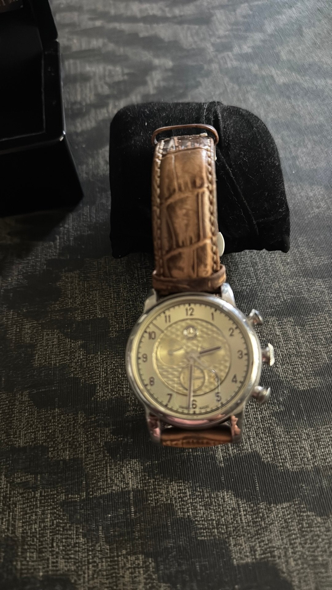 Horloge Meecedes Benz classic SL300, Sieraden, Tassen en Uiterlijk, Horloges | Heren, Ophalen, Zo goed als nieuw, Leer, Overige merken