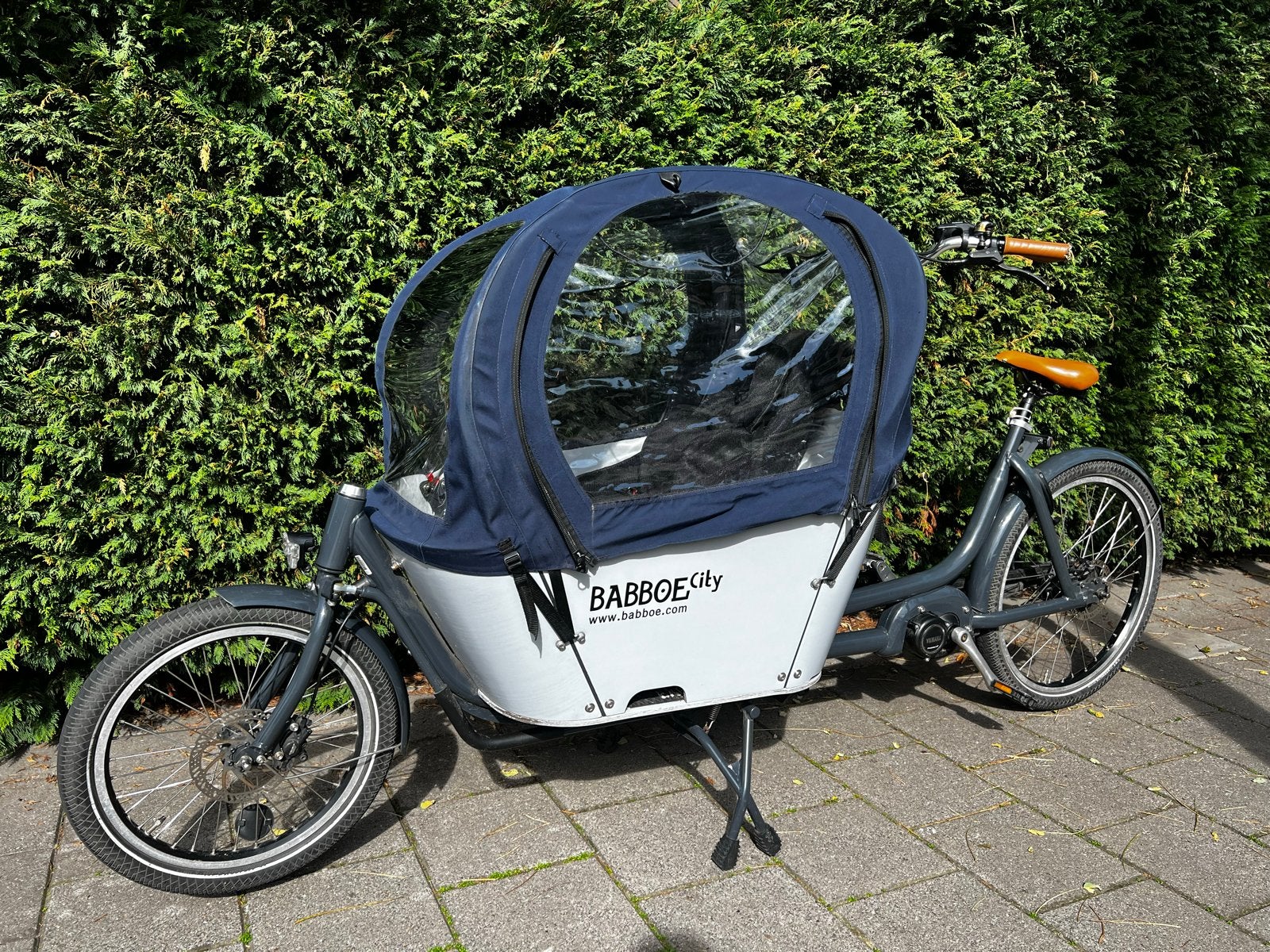 Babboe City Mountain 2021– Topstaat: Antraciet 500Wh 4939km, Overige merken, Gebruikt, 3 kinderen, Elektrisch