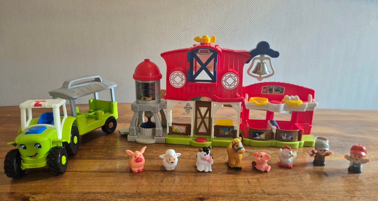 Fisher-Price Little People Boerderij met tractor en dieren, Ophalen of Verzenden, Zo goed als nieuw, Jongen of Meisje