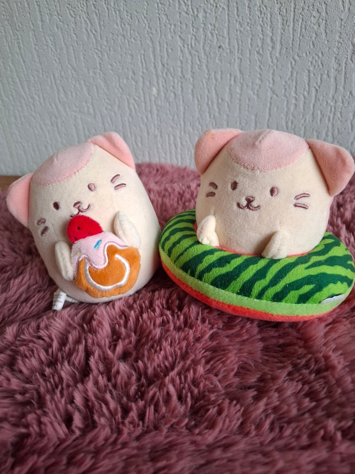 Schattige Anirrollz katten knuffels - set van 2, Overige merken, Overige karakters, Ophalen of Verzenden, Met label