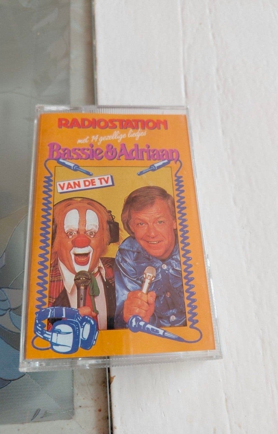 Radiostation Bassie & Adriaan cassettebandje 1985., Gebruikt, Kinderen en Jeugd, 1 bandje, Ophalen of Verzenden