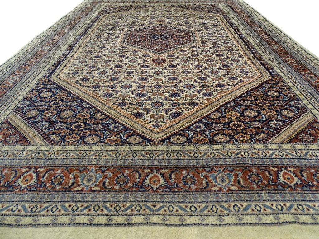 Perzisch tapijt - Bidjar - 245 x 162 cm - Handgeknoopt, Blauw, -, -, 150 tot 200 cm
