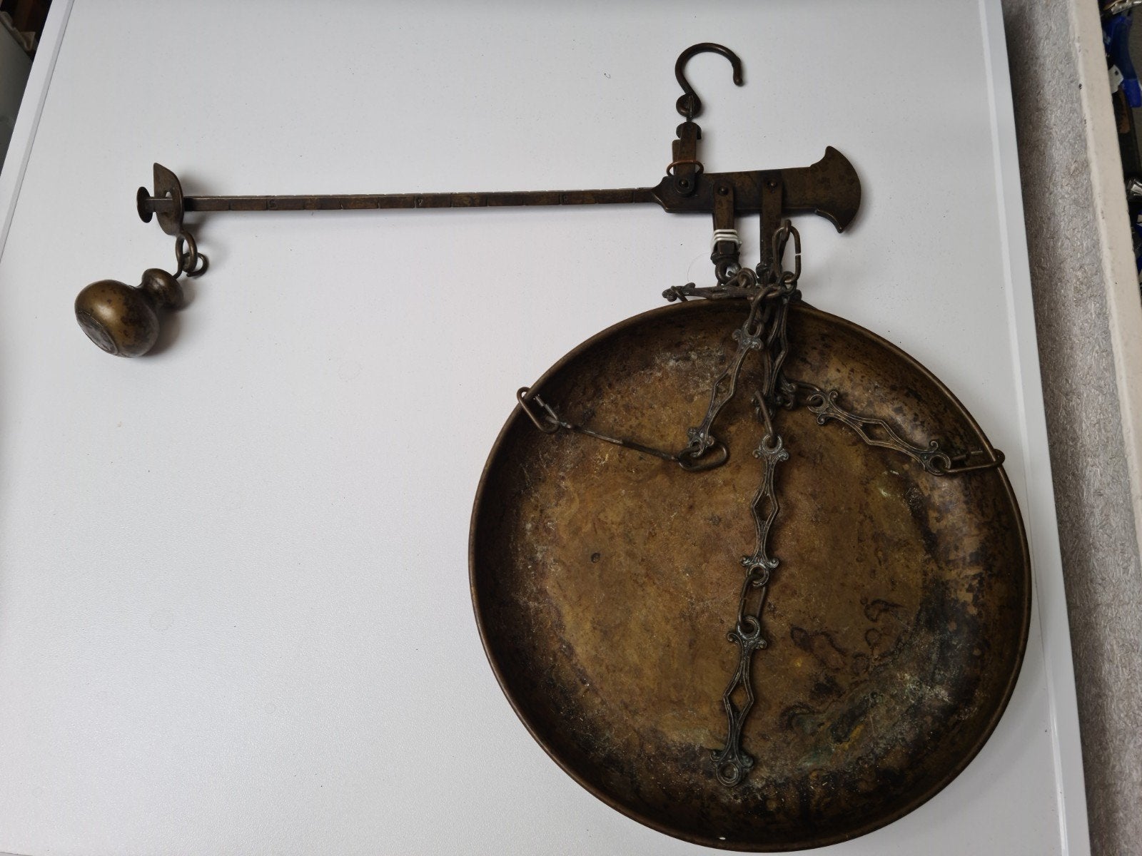 koperen  weegschaal, Antiek en Kunst, Antiek | Koper en Brons, Ophalen of Verzenden