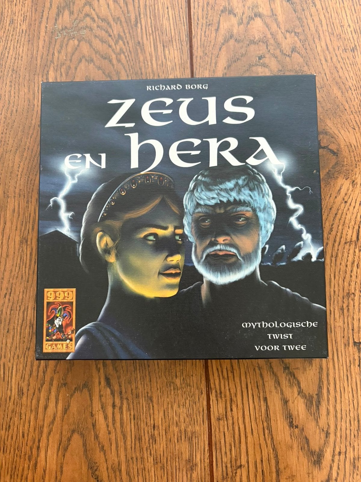 Zeus en Hera Bordspel - Mythologische Twist voor Twee, Een of twee spelers, Ophalen of Verzenden, Zo goed als nieuw