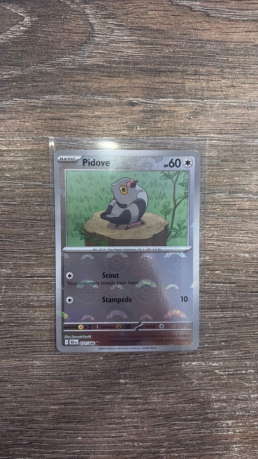 BLK Pidove 071/086 Ball Reverse holo, Ophalen of Verzenden, Zo goed als nieuw