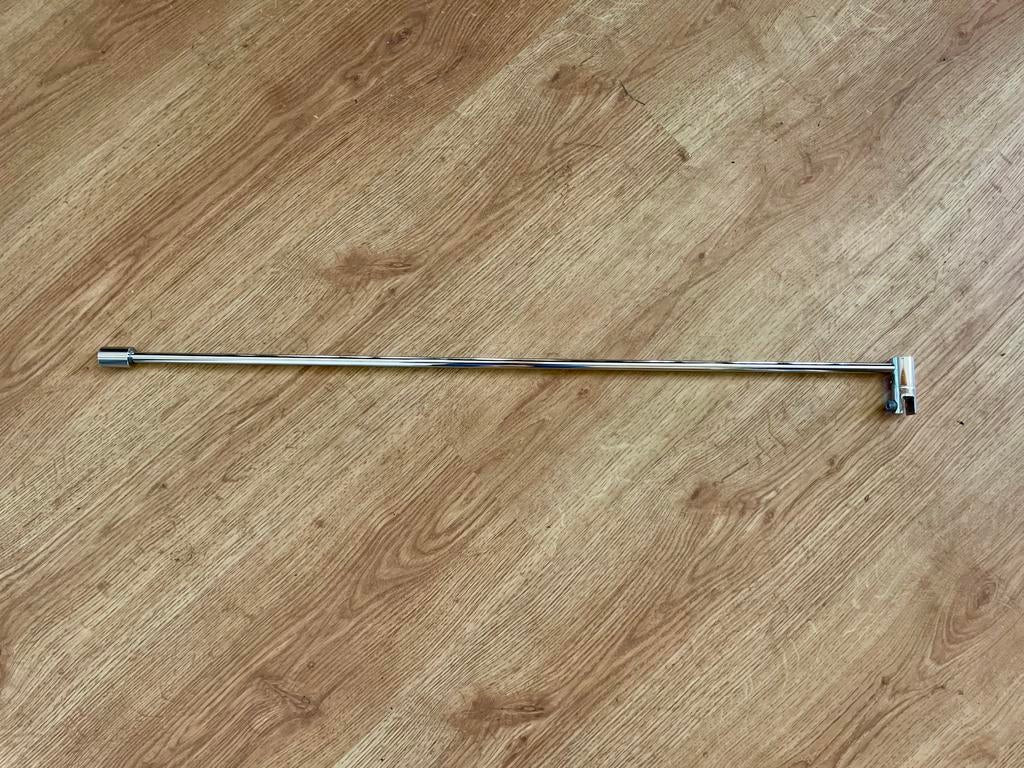 Stabilisatiestang Chroom 75 cm voor douchewand van 8 mm, Ophalen of Verzenden, Zo goed als nieuw, Chroom, Douche