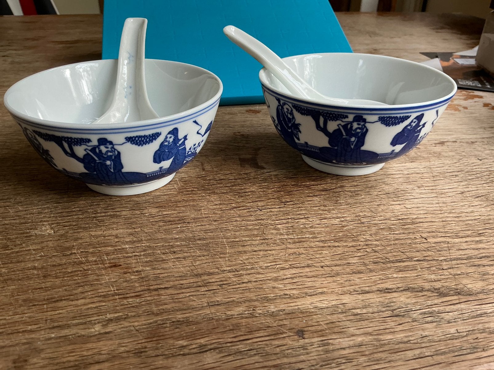 Chinese rijstkom met lepel(2 x), Ophalen