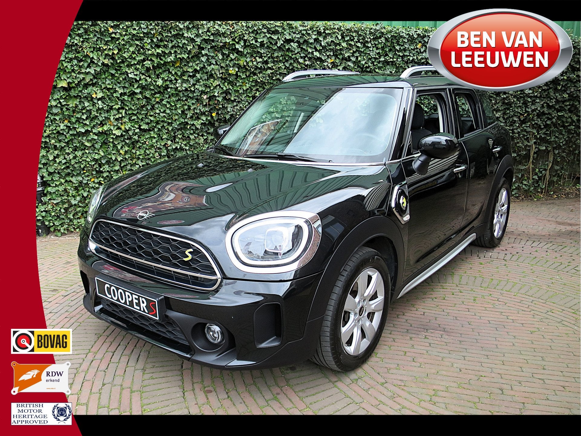 MINI Countryman 1.5 Cooper SE ALL4 Essential LCI met Adap.cr, Auto's, Mini, Stof, Gebruikt, Zwart, Bedrijf