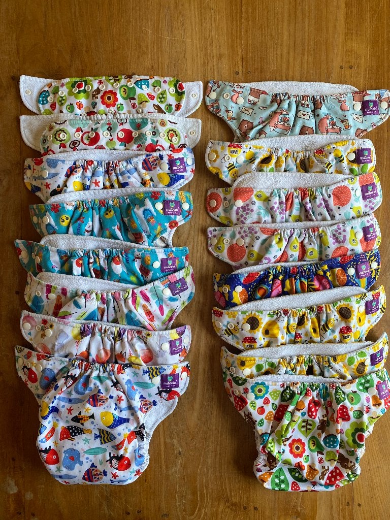 Complete set wasbare luiers, Kinderen en Baby's, Babykleding | Overige, Ophalen of Verzenden, Gebruikt, Diverse merken, Jongetje of Meisje