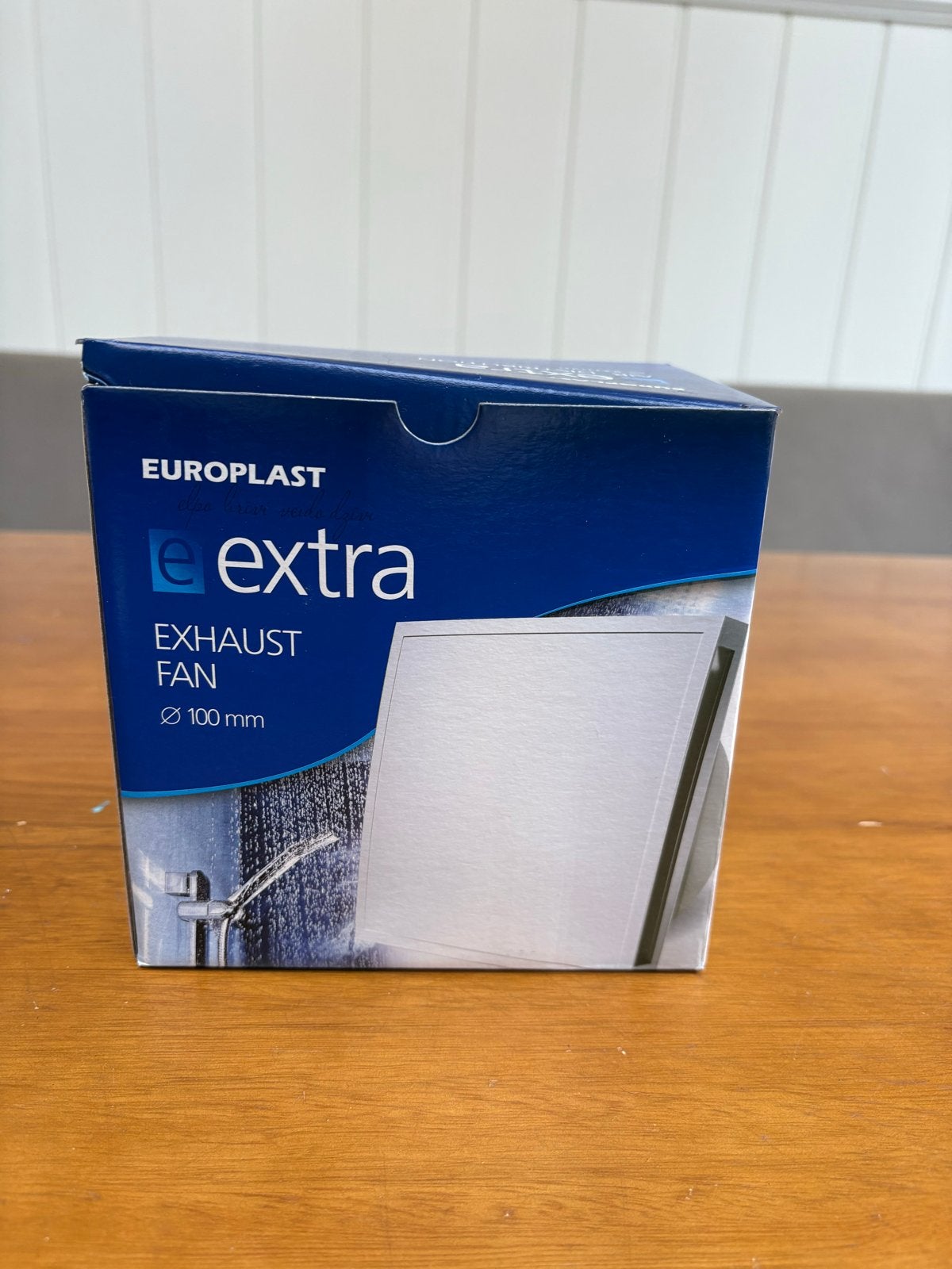 Badkamerventilator Europlast Ø 100mm (timer + terugslagklep), Ophalen, Nieuw, Afzuiger