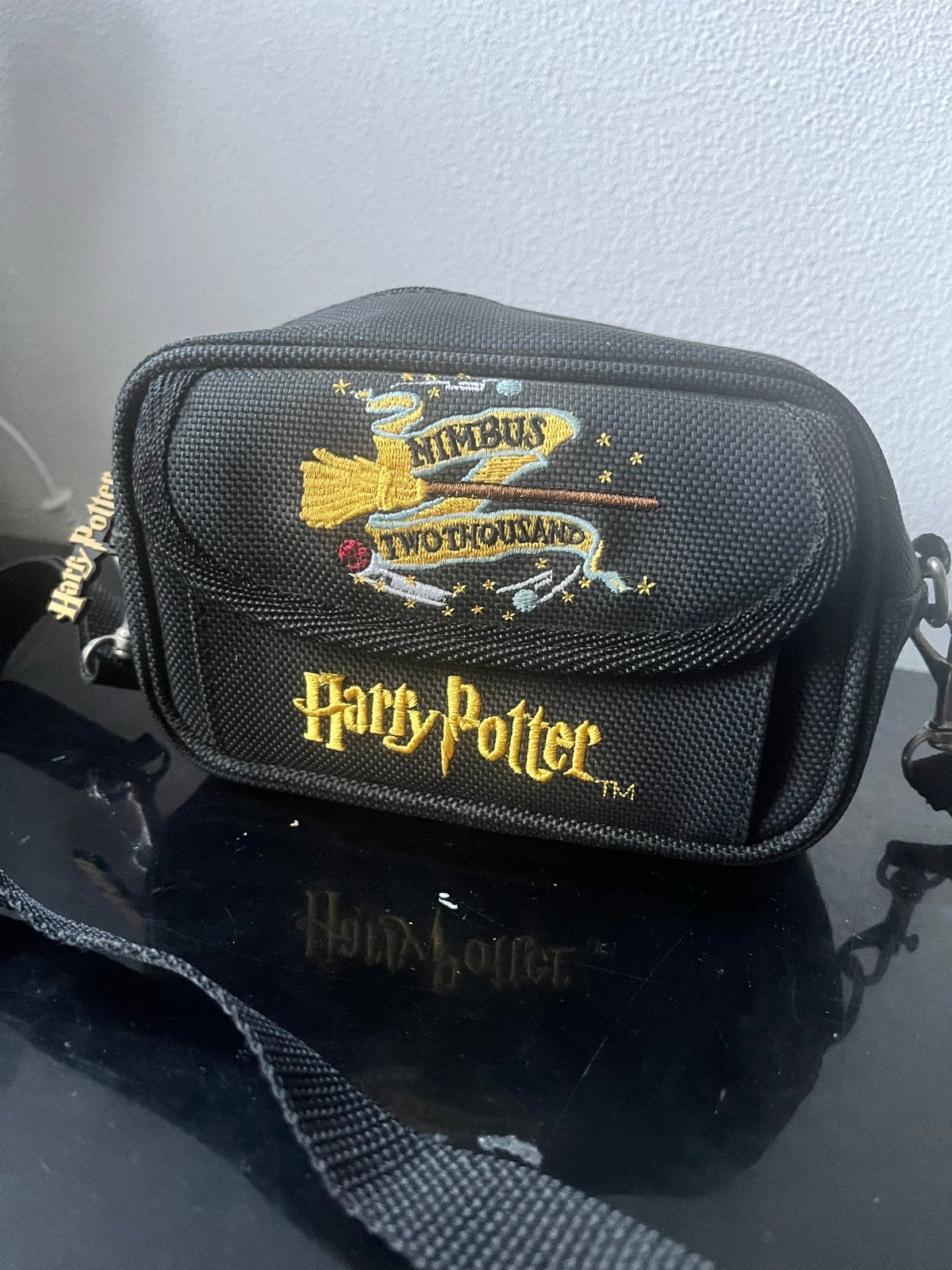 Vintage Harry Potter Nimbus 2000 tasje - Warner Bros, Ophalen of Verzenden, Zo goed als nieuw, Gebruiksvoorwerp