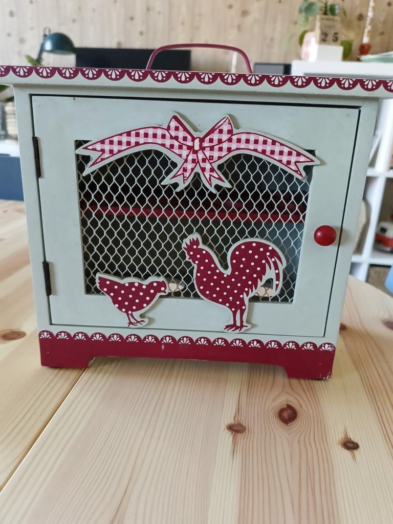 Eierkastje, Ophalen