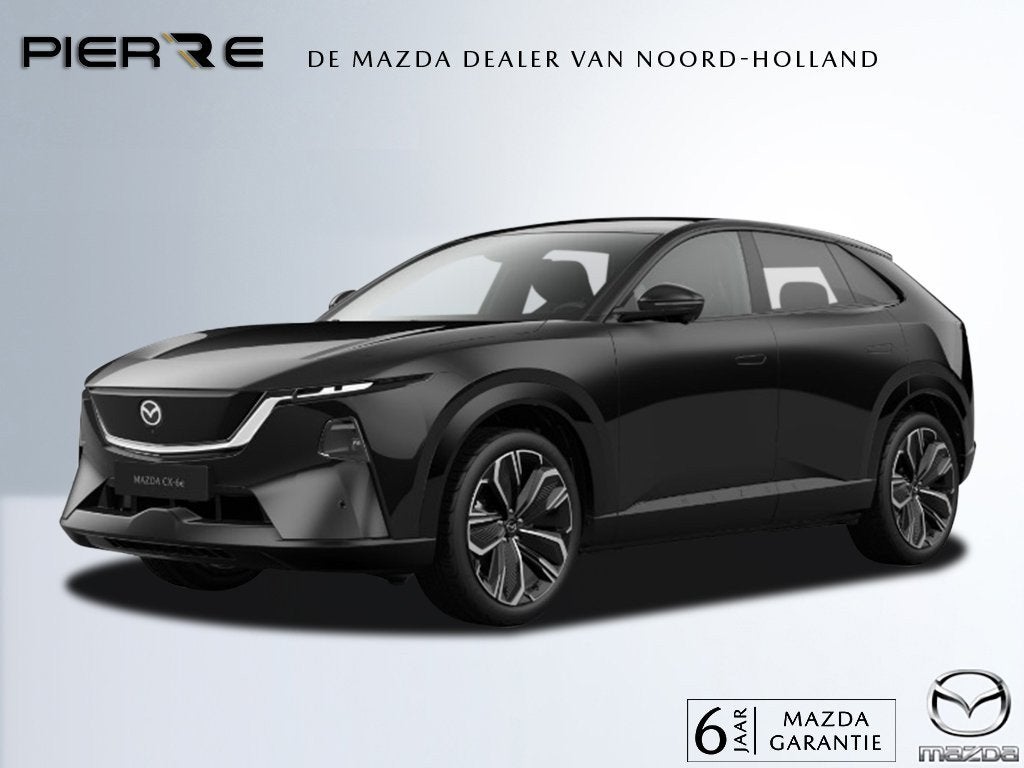 Mazda CX-6e Takumi 78 kWh NAVI | APPLE CARPLAY / ANDROID | P, Auto's, Mazda, Automaat, Achterwielaandrijving, Zwart, Leder
