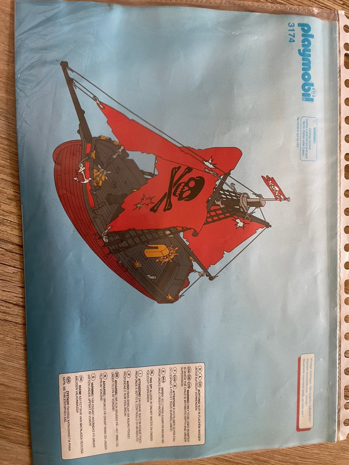 Playmobil piratenschip 3174., Ophalen of Verzenden, Gebruikt