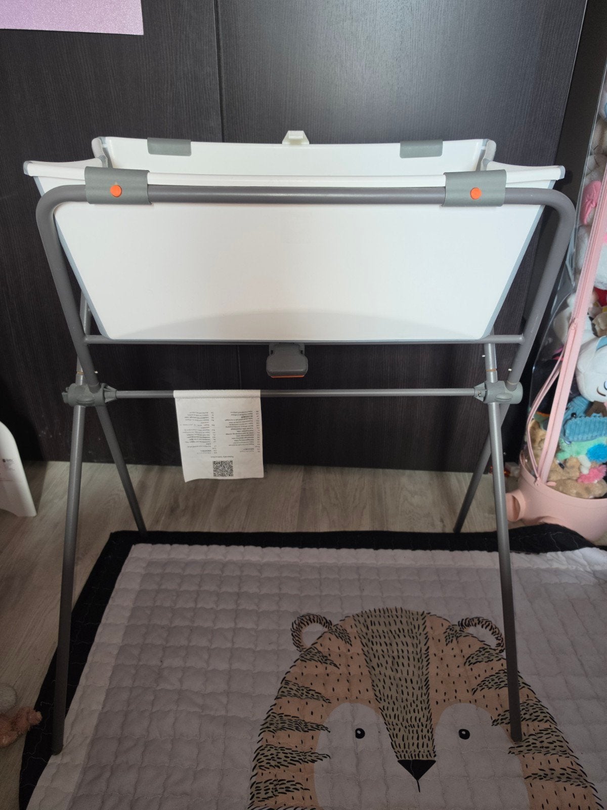 Stokke Flexi Bath opvouwbaar Babybadje met Standaard, Kinderen en Baby's, Overige merken, Gebruikt, Ophalen of Verzenden, Badje