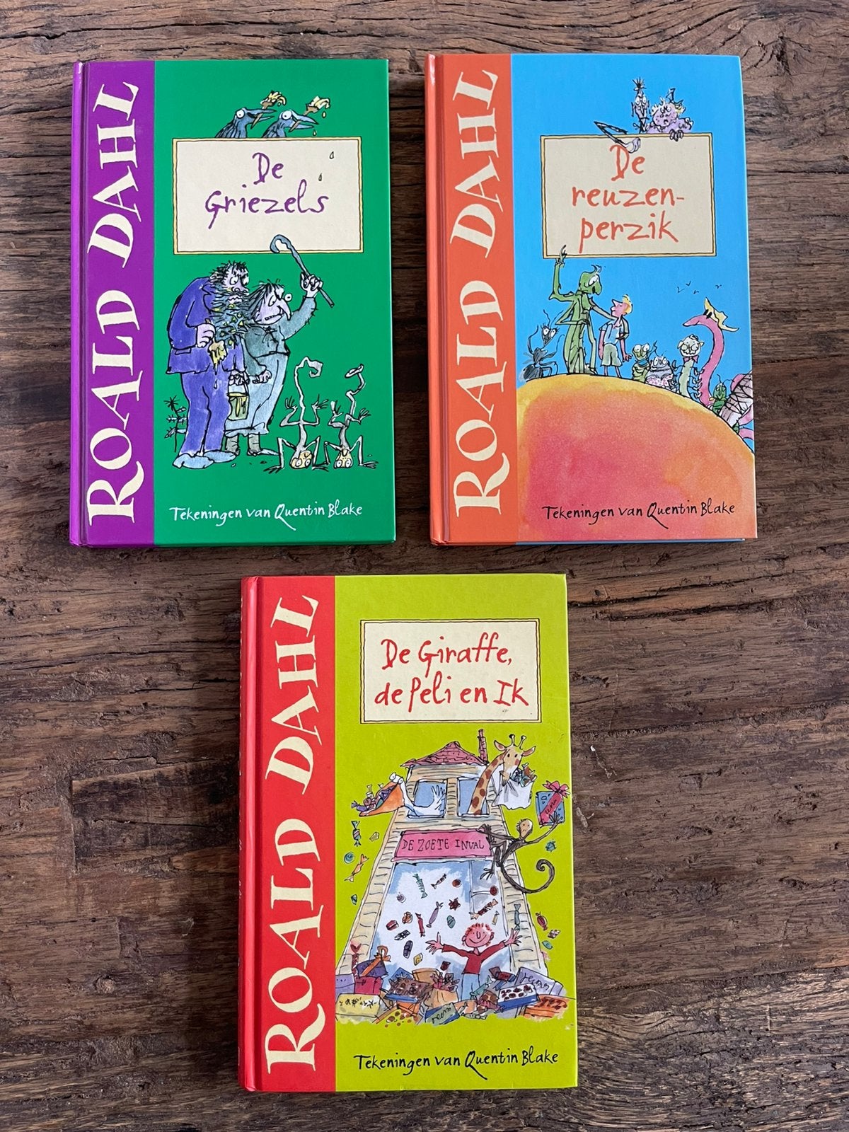 De Griezels, De Reuzenperzik & De Giraffe, de Peli en ik, Ophalen of Verzenden, Zo goed als nieuw
