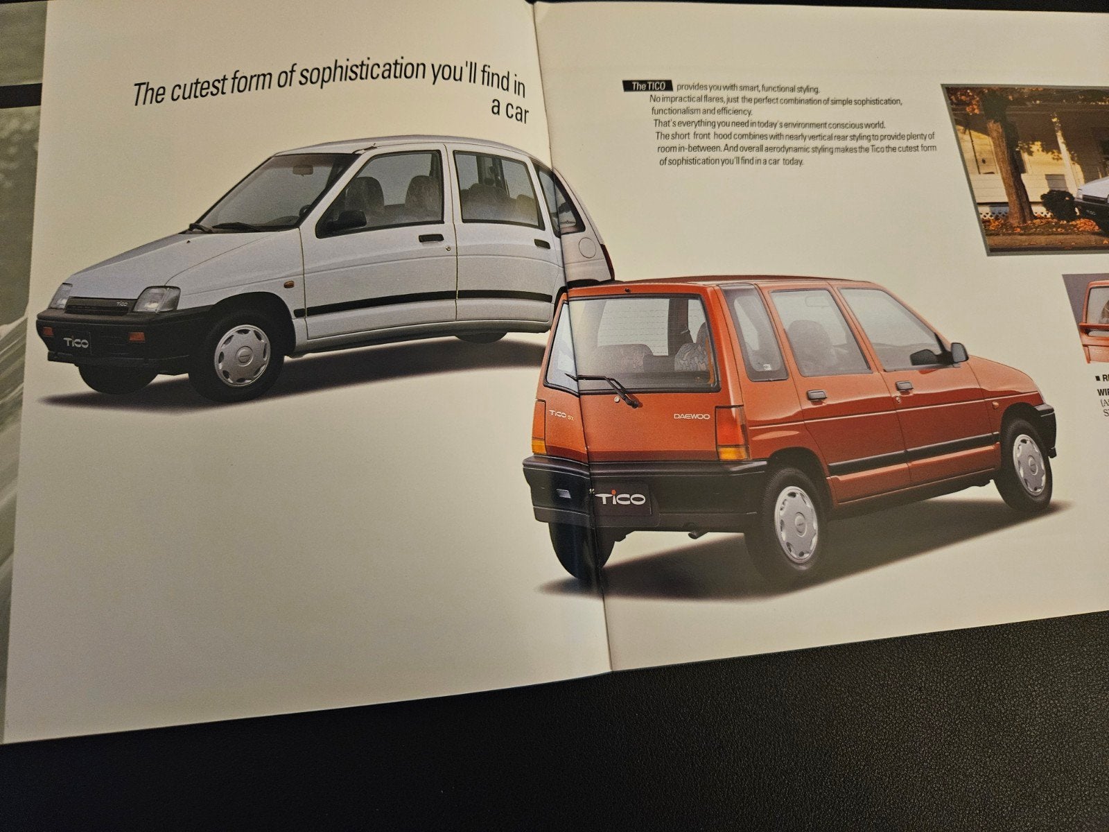 Brochure Daewoo Tico 1995, Ophalen of Verzenden, Zo goed als nieuw, Overige merken