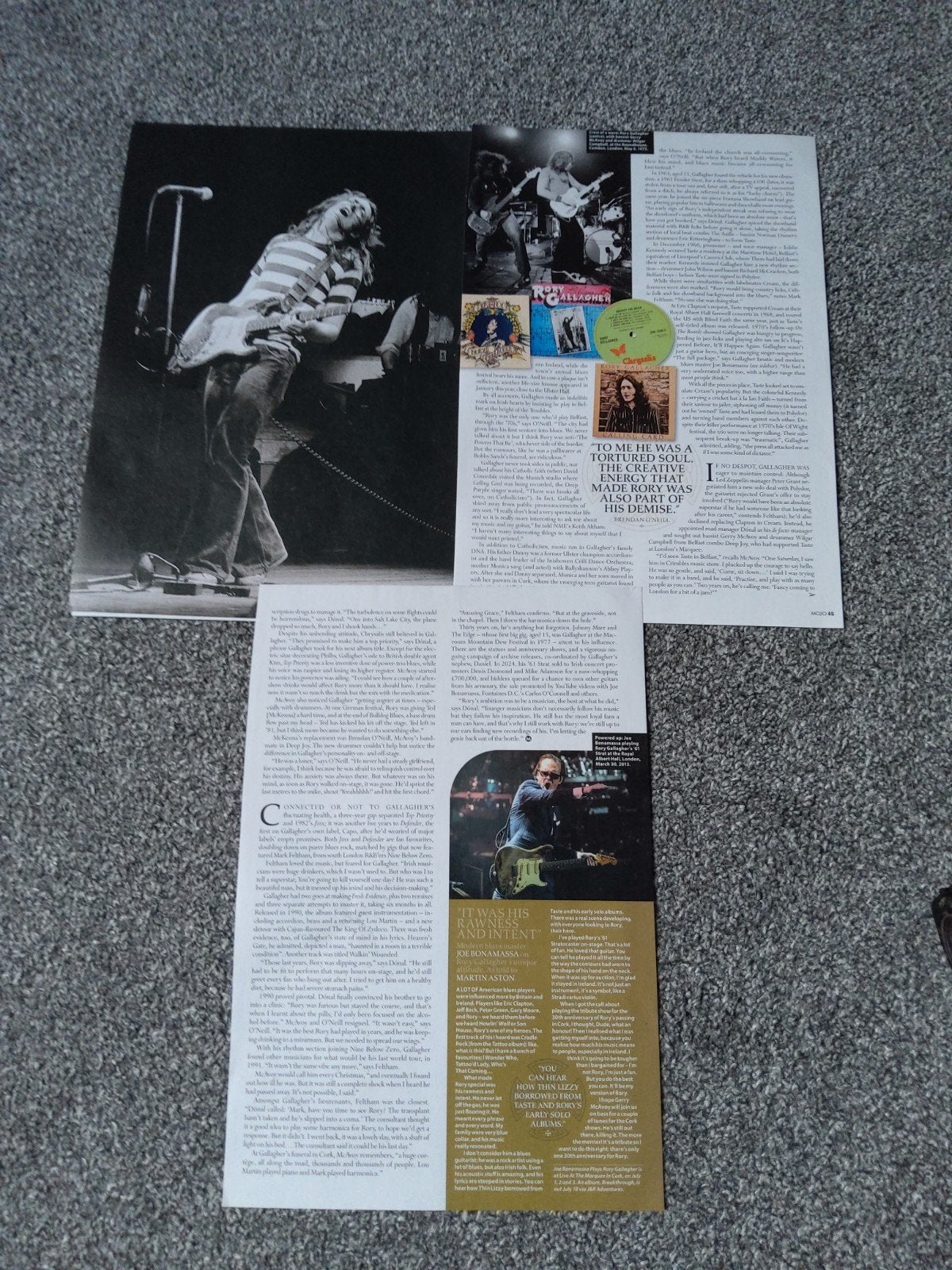 Rory Gallagher, Ophalen of Verzenden, Zo goed als nieuw, Boek, Tijdschrift of Artikel