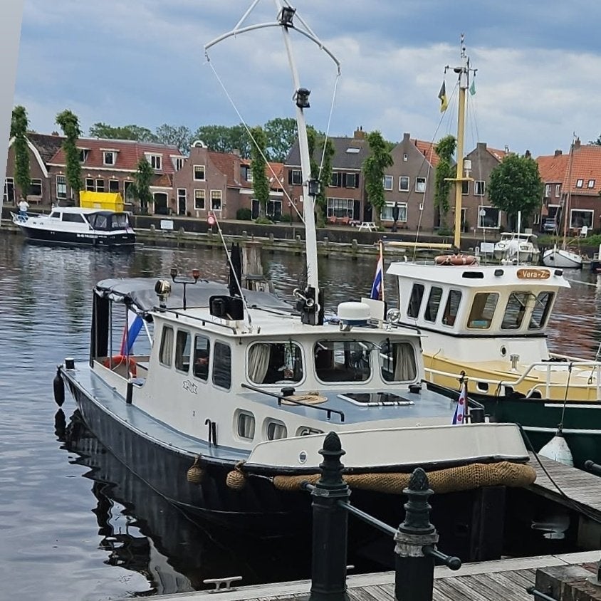 Damenvlet 12.60 – Gebr. Damen (1968), Watersport en Boten, Motorboten en Motorjachten, Staal, Overige merken, Walstroom, Binnenboordmotor