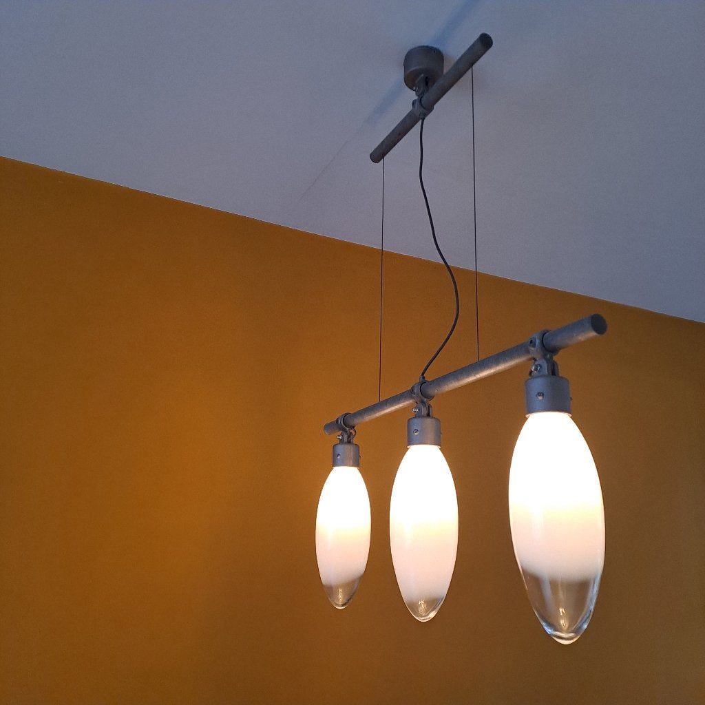 Design lamp, Ophalen, Gebruikt, Glas, 75 cm of meer