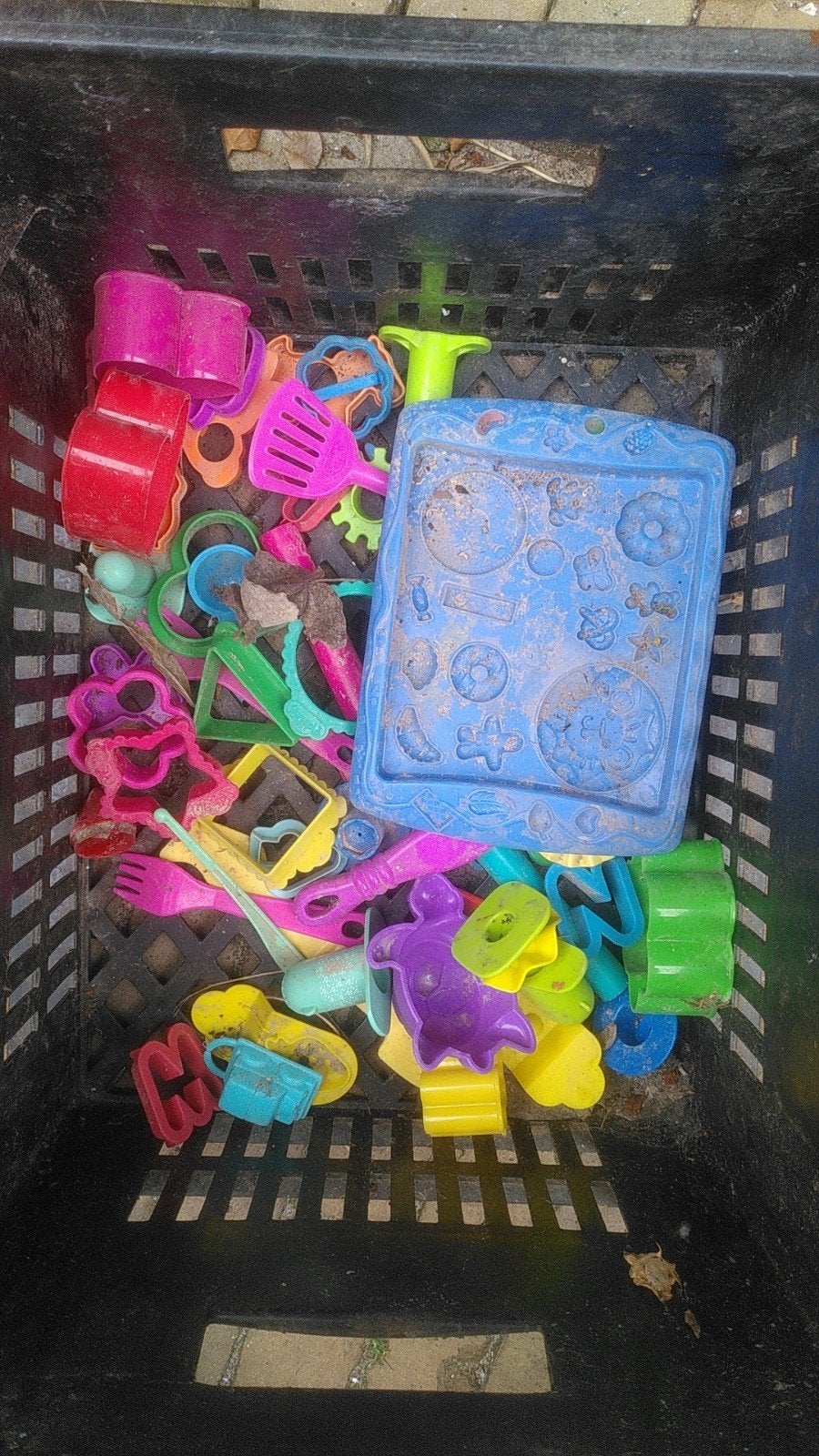 Gratis playdoh / zandbak speelgoed, Ophalen