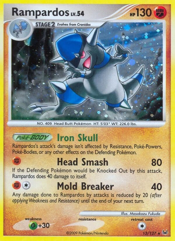 Platinum Series » Platinum » Rampardos 13/127 HOLO, Ophalen of Verzenden, Zo goed als nieuw, Losse kaart