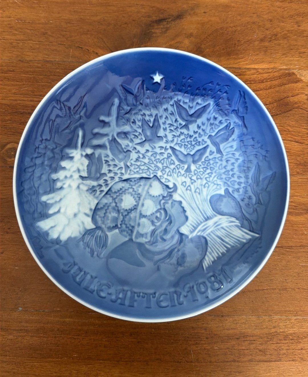Bing & Grondahl kerst wandbord 1981, Ophalen of Verzenden, Zo goed als nieuw