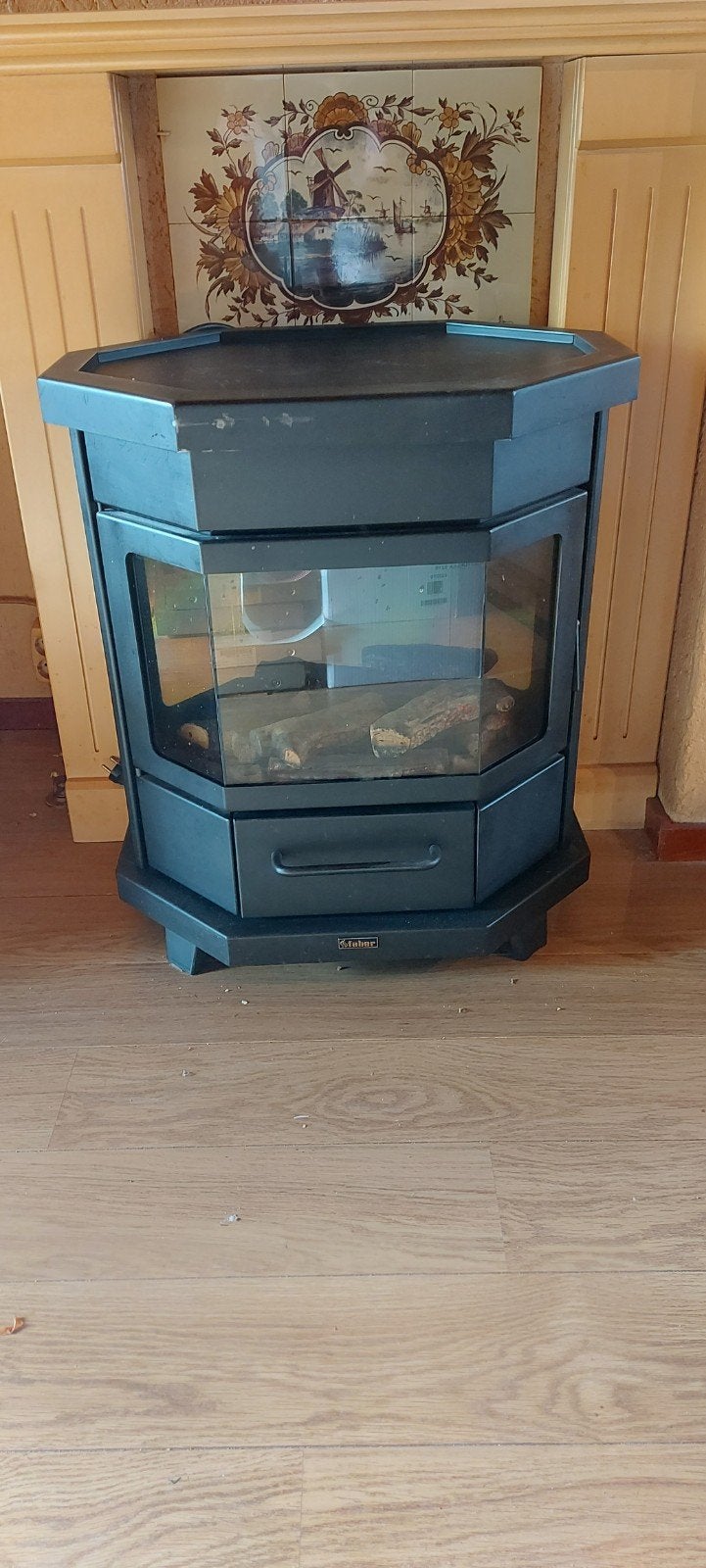 *KOOPJE* Faber Kolding Electr. Haard Sfeervol en Compact, Huis en Inrichting, Haarden, Ophalen, Zo goed als nieuw, Vrijstaande haard