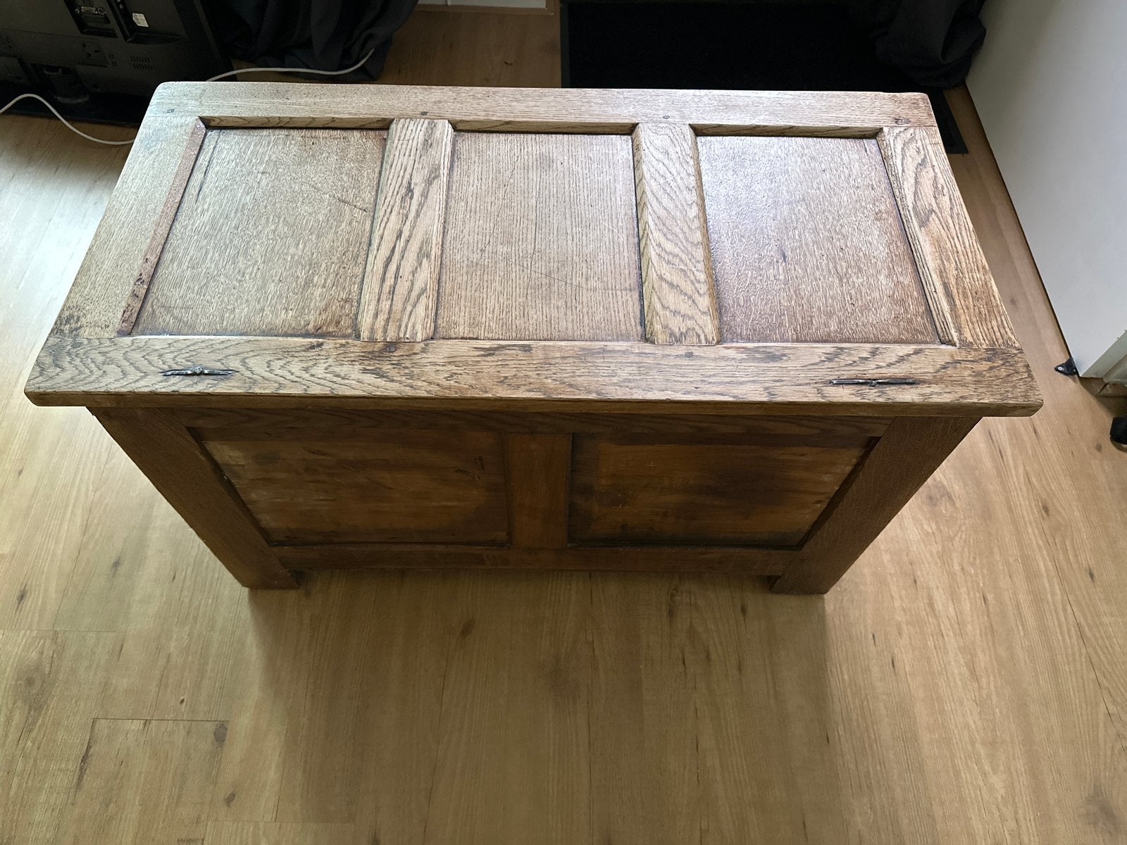 Antieke houten kist / dekenkist, Antiek en Kunst, Ophalen