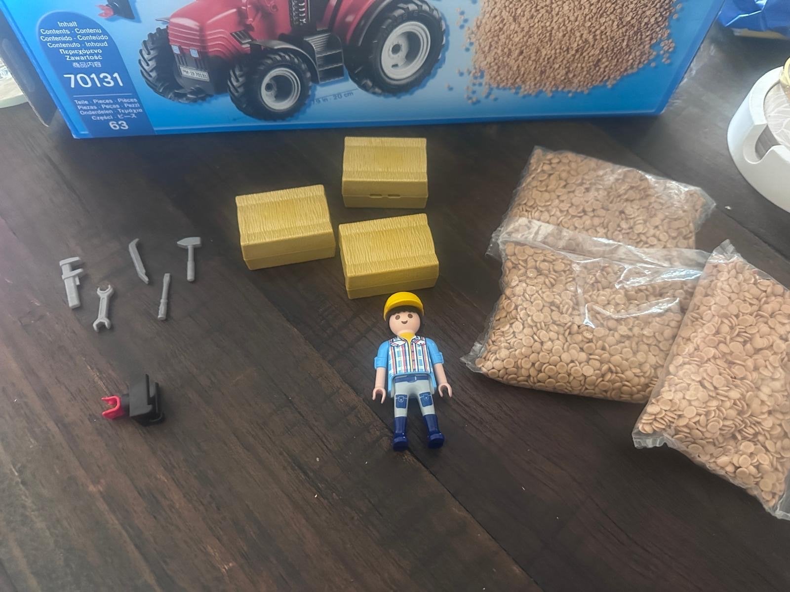 Playmobil Country Tractor met aanhanger (70131), Kinderen en Baby's, Speelgoed | Playmobil, Ophalen, Complete set, Voertuig, Zo goed als nieuw