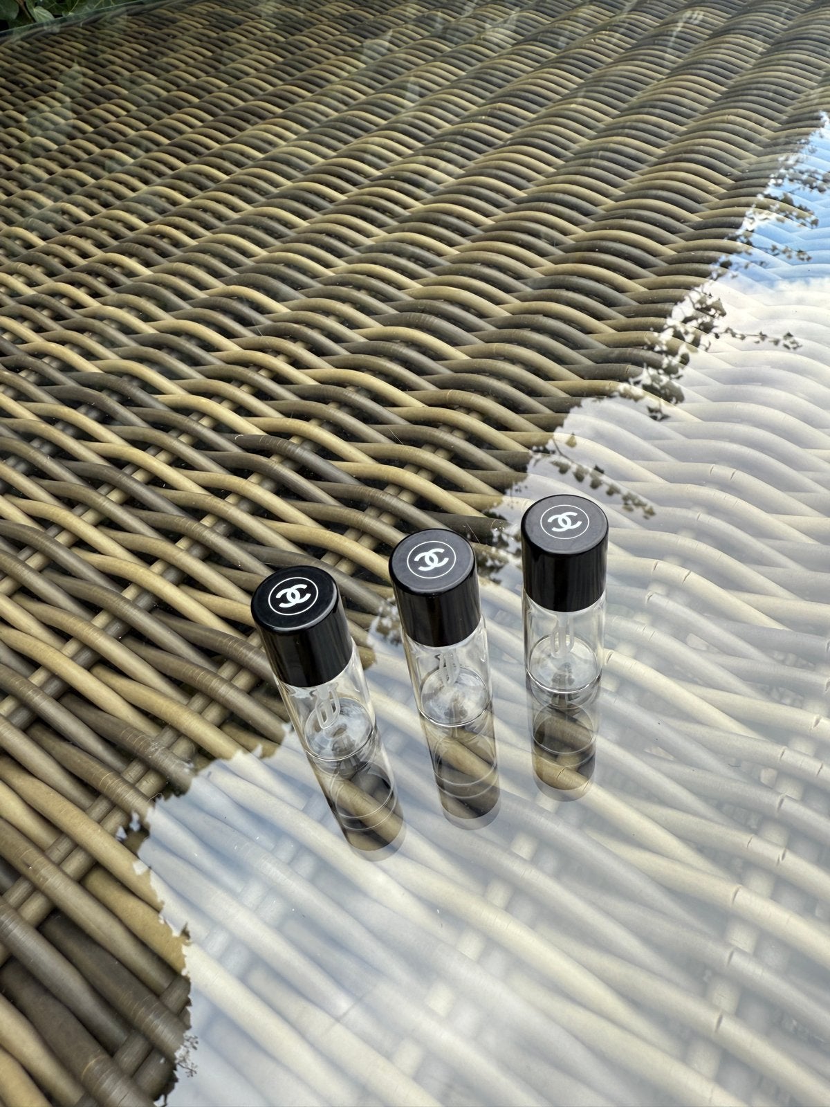 Chanel mini sample flesjes | glas voor make-up/parfum, Ophalen of Verzenden, Nieuw